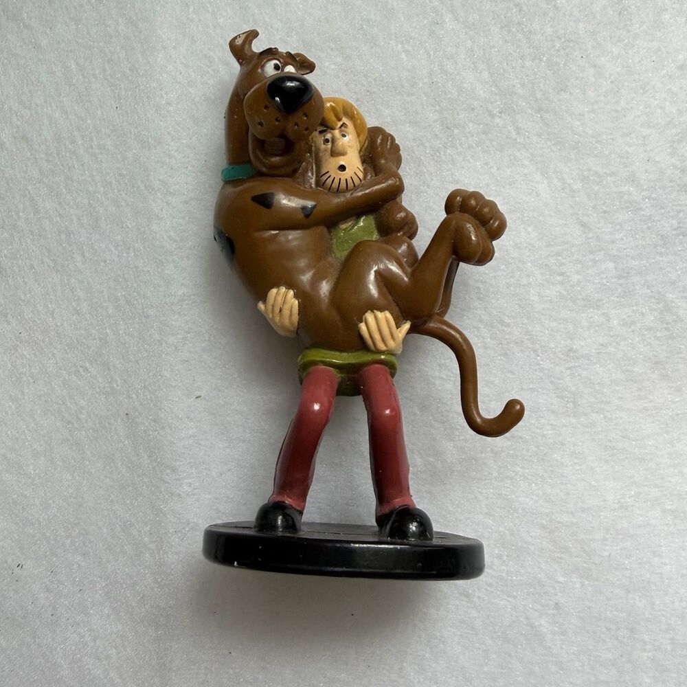 1998 Scooby Doo & Shaggy Cake Topper PVC Figure Toy Hanna Barbera Bakery Crafts